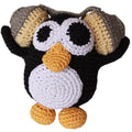 Pinguim Hípster Crocheted Knick Knack Brinquedo para Animais de Estimação