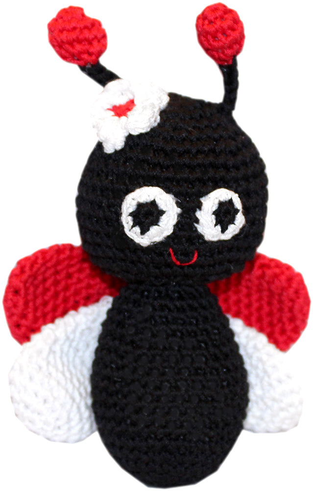 Luna a Joaninha Brinquedo de Estimação em Croché