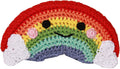 Fröhliches Regenbogen-Häkelspielzeug für Haustiere