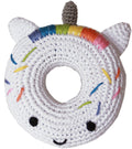Unicórnio Donut de Croché para Animais de Estimação