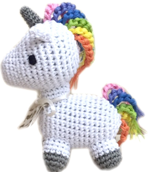 Brinquedo de Peluche em Croché "Mystic O Unicórnio"