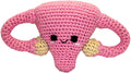 Super Uterus gehäkeltes Strick-Schnickschnack-Haustierspielzeug
