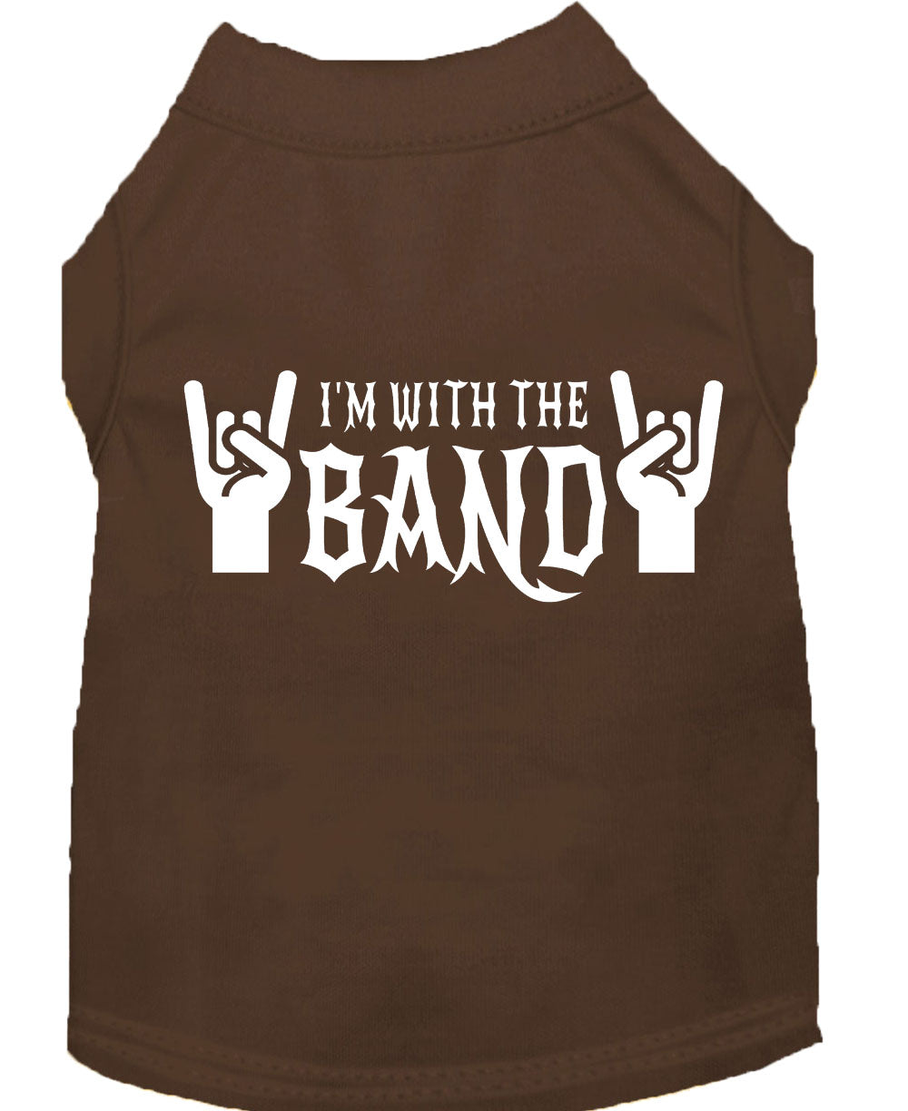 Pet Shirt "I'm With The Band"