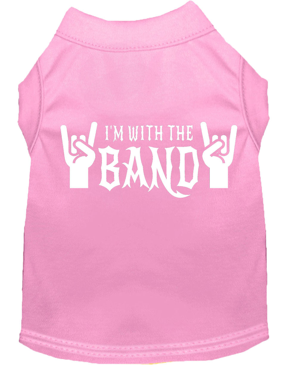 Pet Shirt "I'm With The Band"