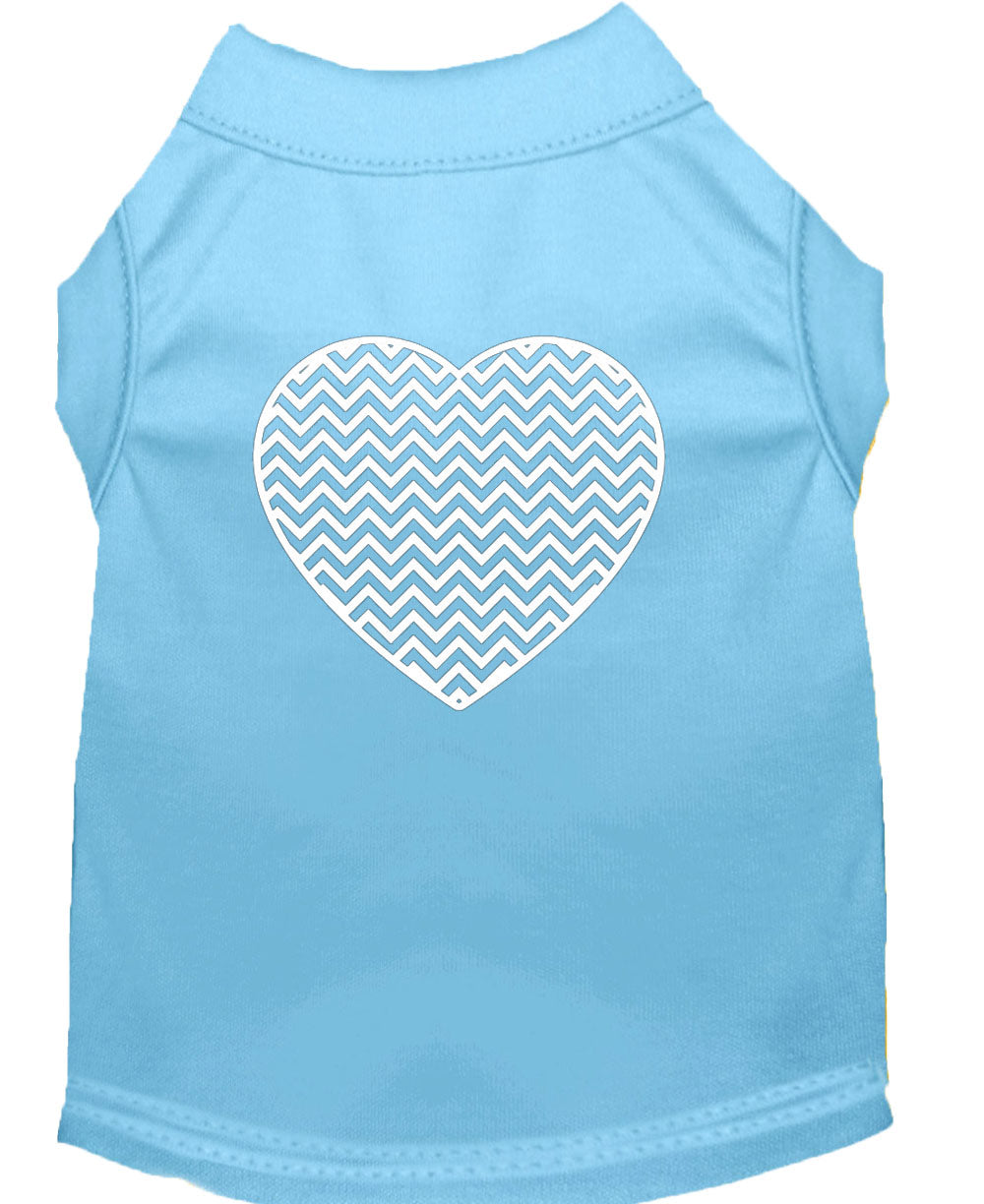 Pet Shirt "Chevron Heart"