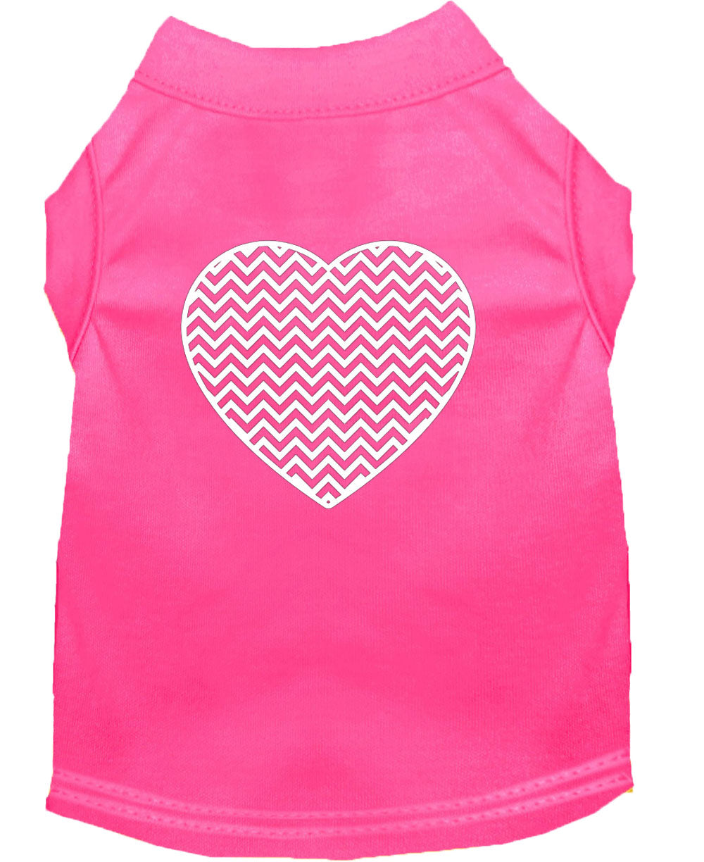 Pet Shirt "Chevron Heart"