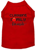 Pet Shirt "Current Family Favorite"