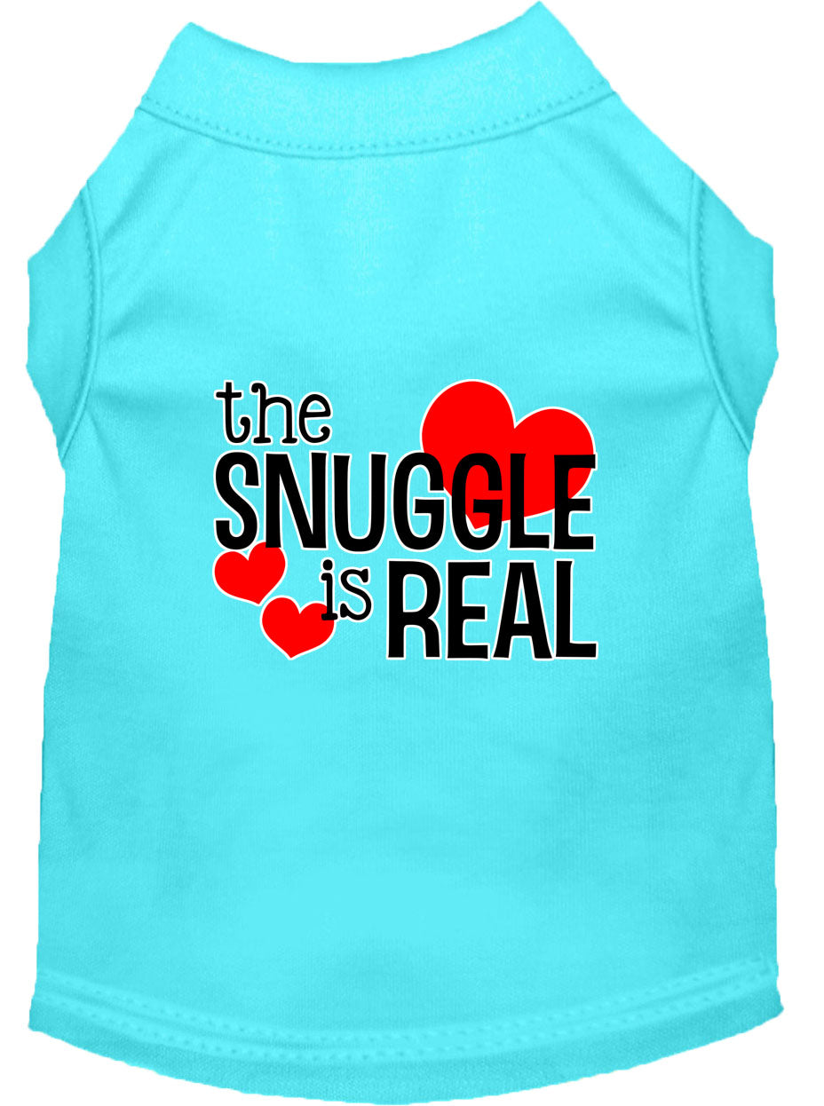 Pet Shirt "The Snuggle Is Real"