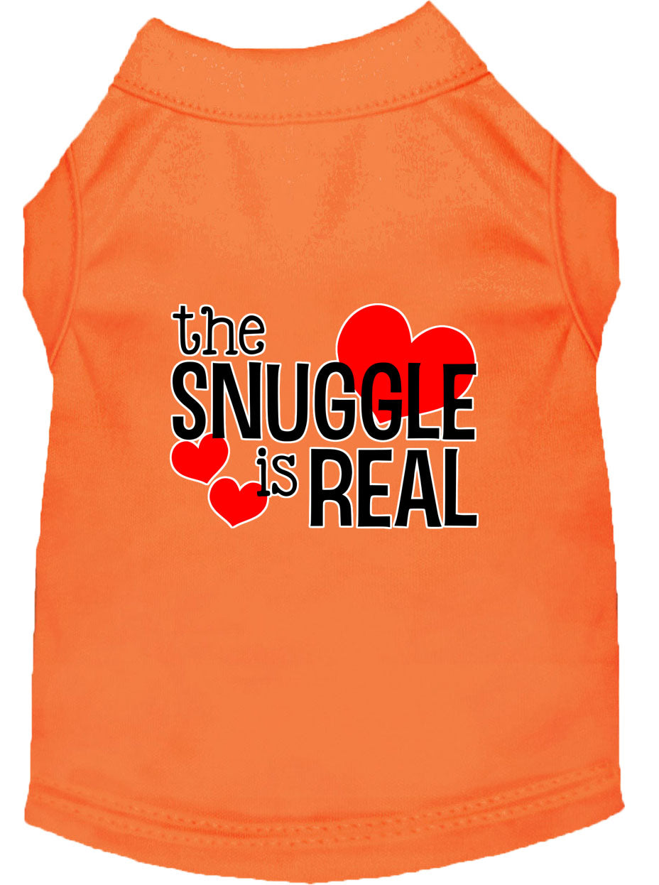 Pet Shirt "The Snuggle Is Real"