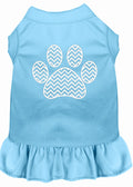 Pet Dress "Chevron Paw"