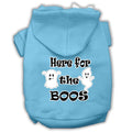 Halloween Haustier-Kapuzenpullover „Here For The Boos“