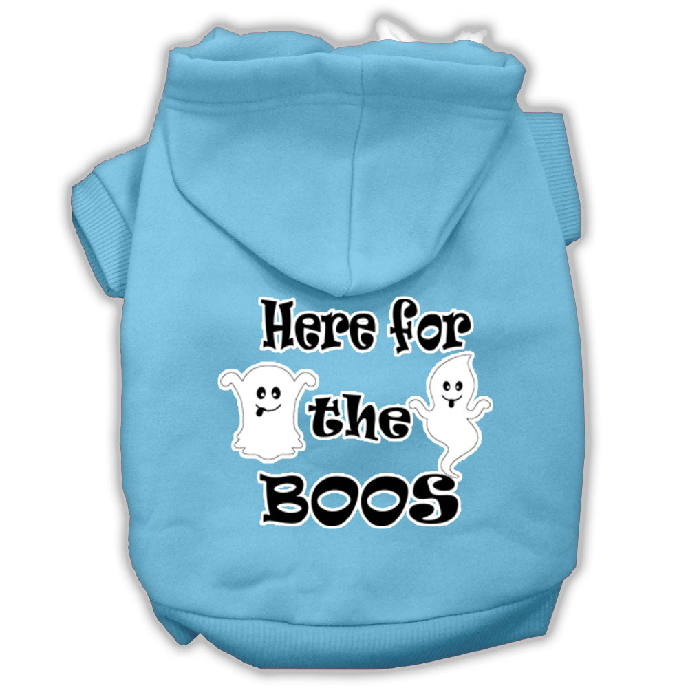 Halloween Haustier-Kapuzenpullover „Here For The Boos“