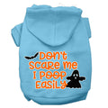 Halloween Tier-Kapuzenpulli "Erschreckt mich nicht, ich kacke leicht"