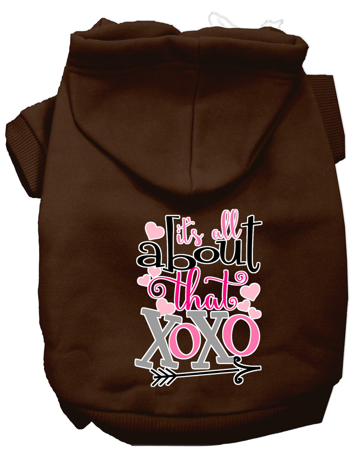 Pet Hoodie "All About That XOXO"