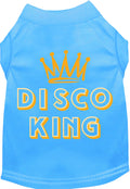 Light blue Disco King shirt for pets