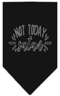 Pet and Dog Bandana Screen Printed, "Not Today Satan"