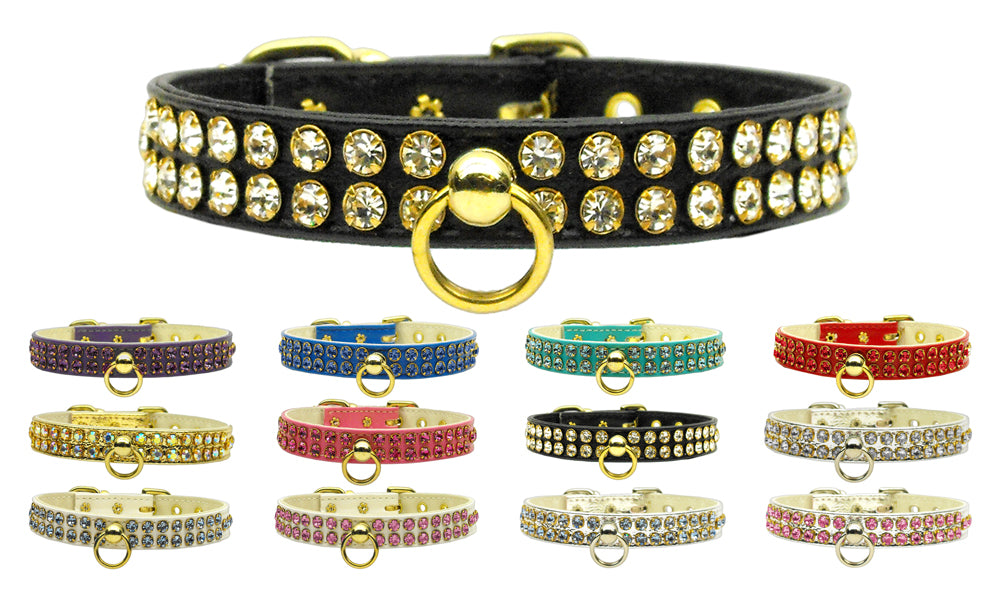 Swank Matching Crystal Vintage Set Dog Collar