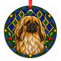 Pekingese — Fawn with Black Mask