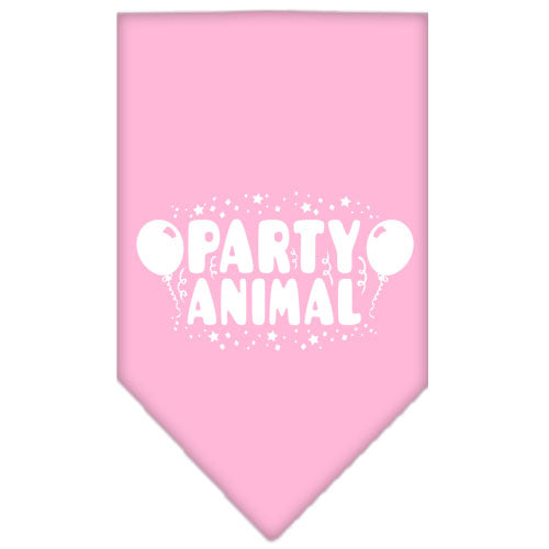 Pet and Dog Bandana Screen Printed, "Party Animal"