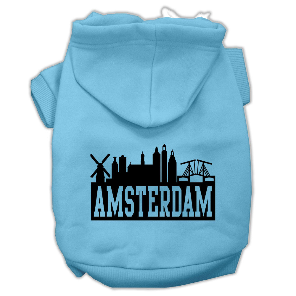 Pet Hoodie "Amsterdam Skyline"