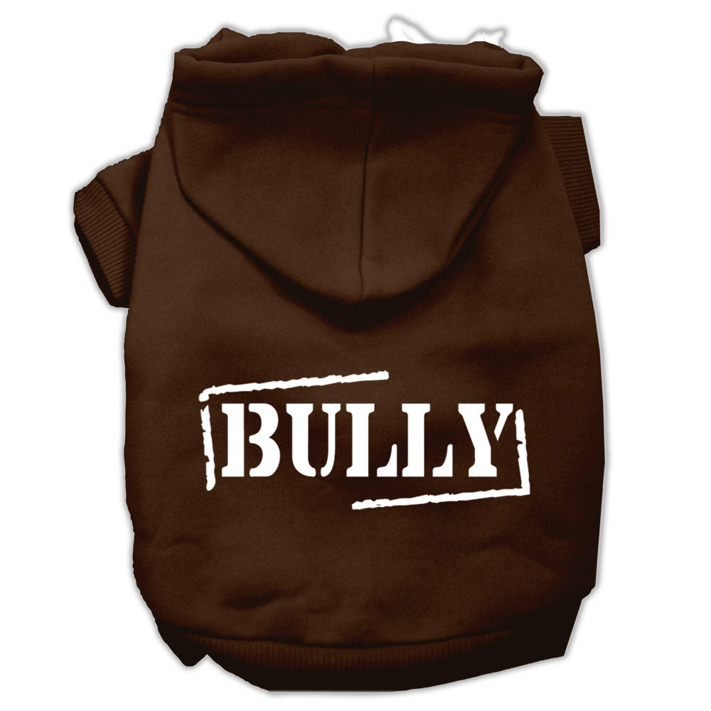 Pet Hoodie Screen Printed, "Bully"