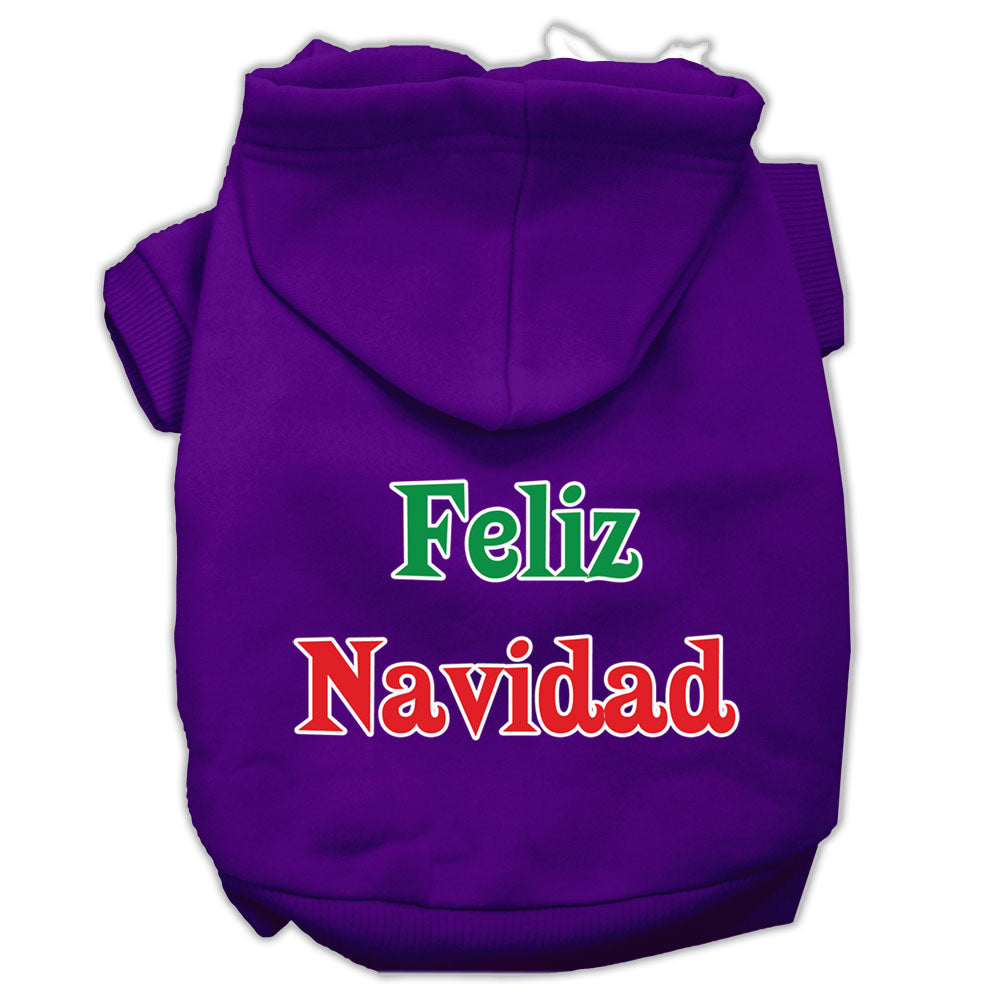 Christmas Pet Hoodie "Feliz Navidad"
