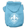 Haustier-Kapuzenpullover "Henna Fleur De Lis"