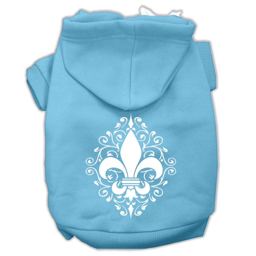 Haustier-Kapuzenpullover "Henna Fleur De Lis"