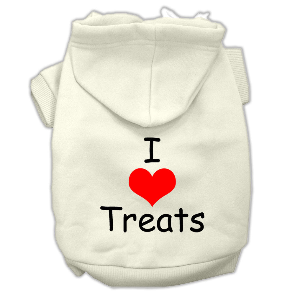 Pet Hoodie "I Love Treats"