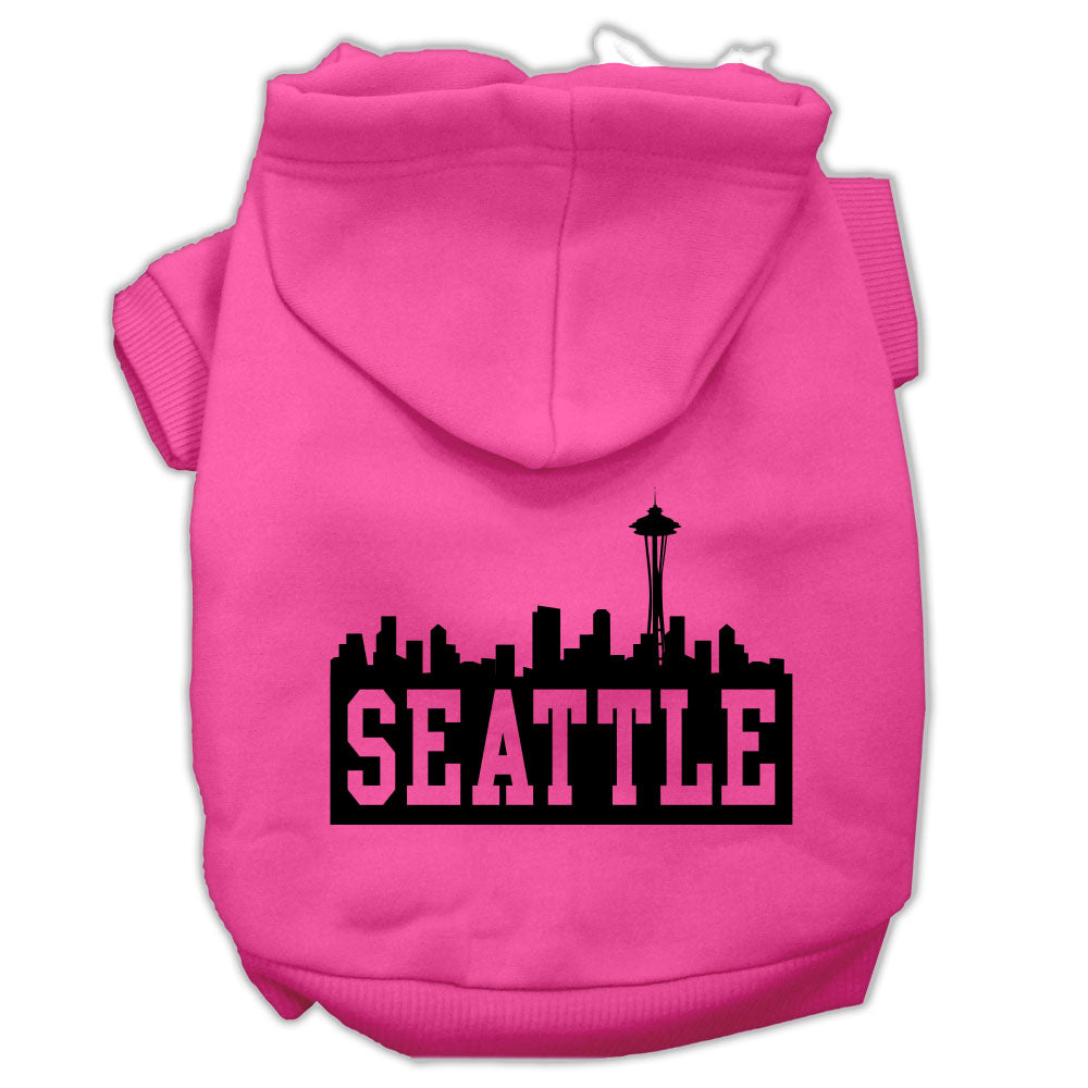 Pet Hoodie "Seattle Skyline"
