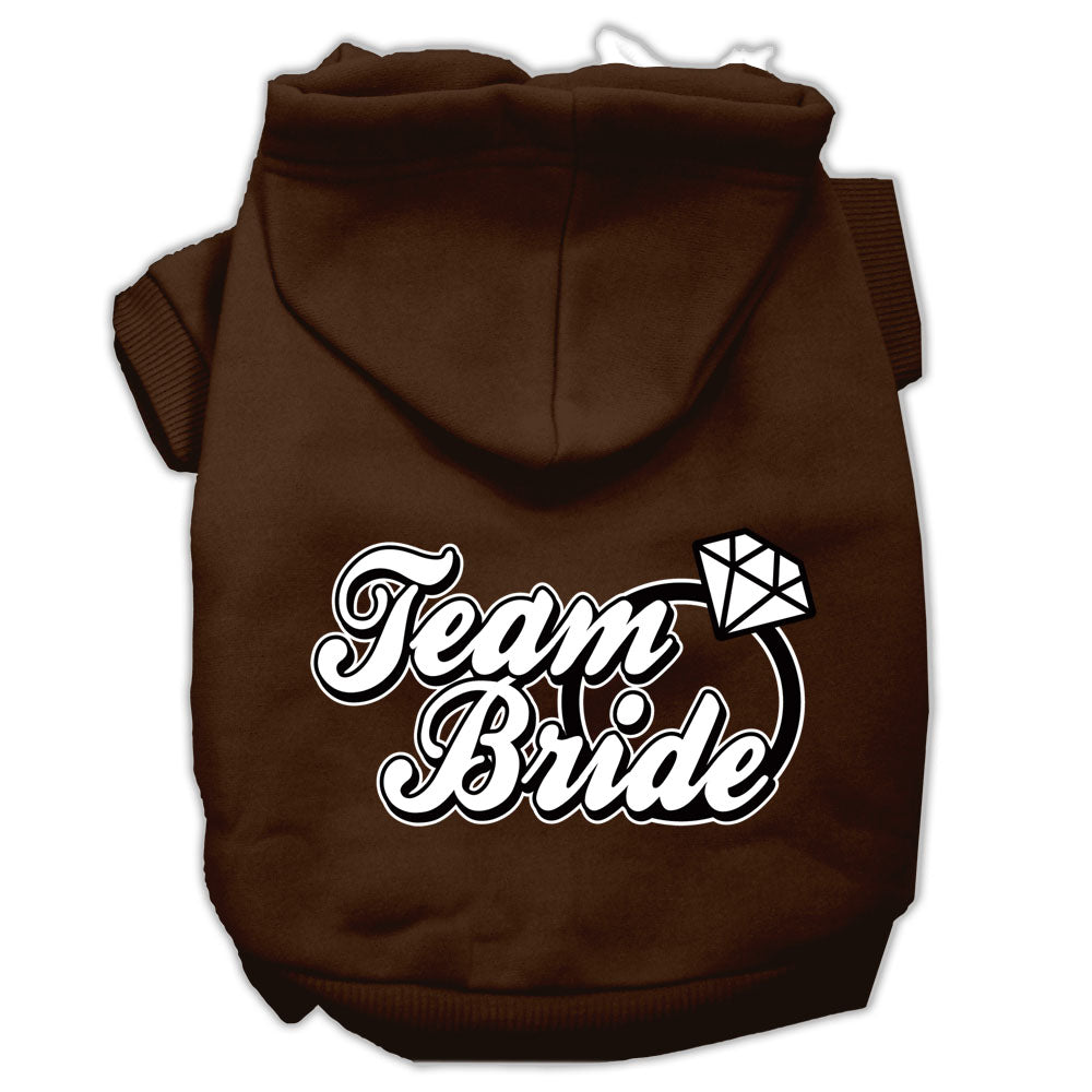 Pet Hoodie "Team Bride"