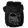 Haustier-Hoodie für Hunde und Katzen zu Thanksgiving, Siebdruck, "Feast Mode"