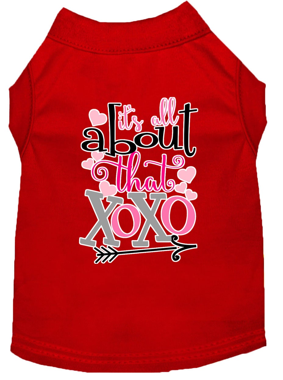 Pet Shirt "All About That XOXO"