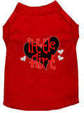 Pet Dog & Cat Shirt Screen Printed, "Little Flirt"