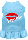Haustierkleid, Siebgedruckt, „Kiss Me“