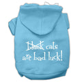 Halloween Haustier-Hoodie „Schwarze Katzen bringen Unglück“