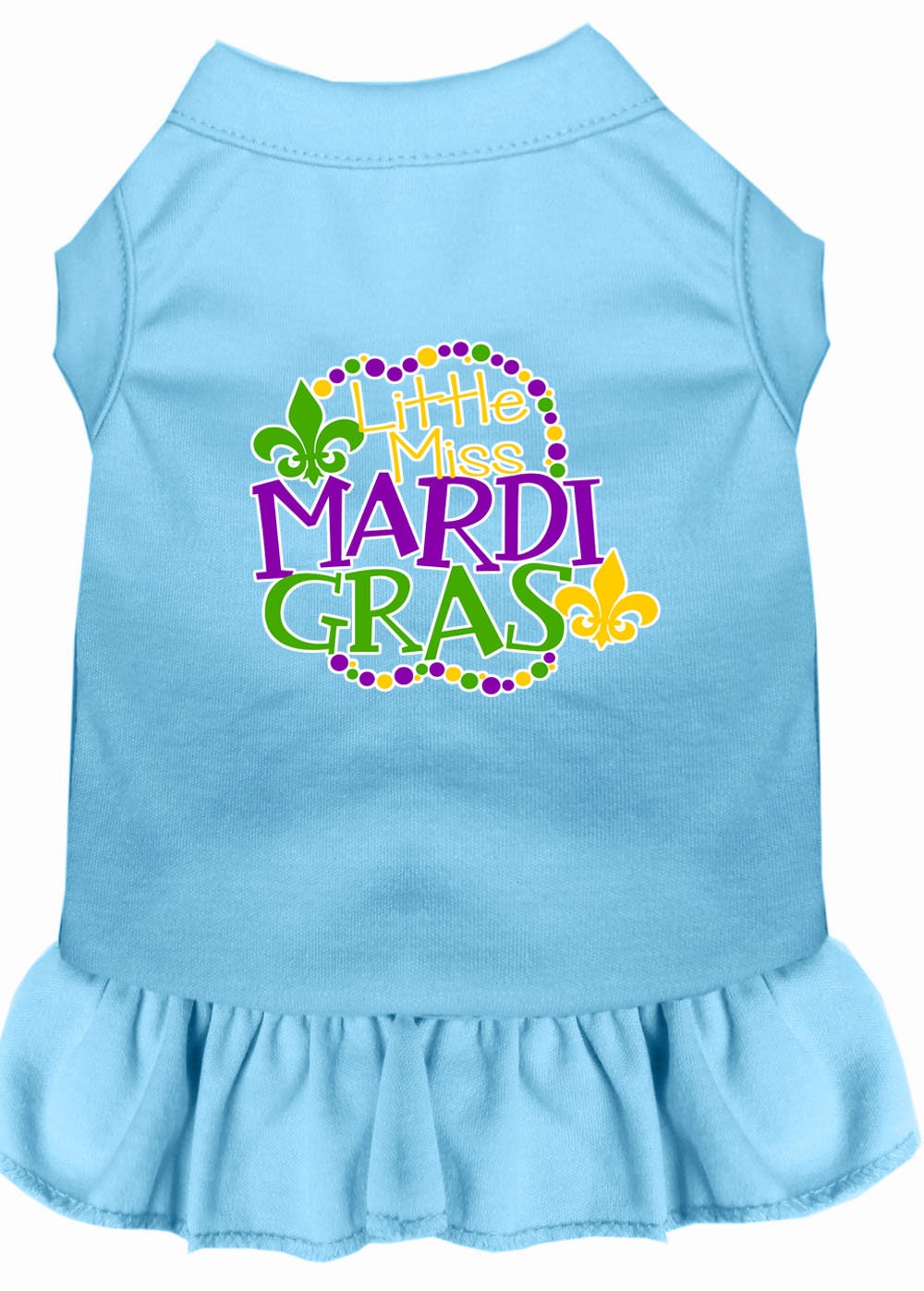 Vestido para Animal de Estimação "Little Miss Mardi Gras"