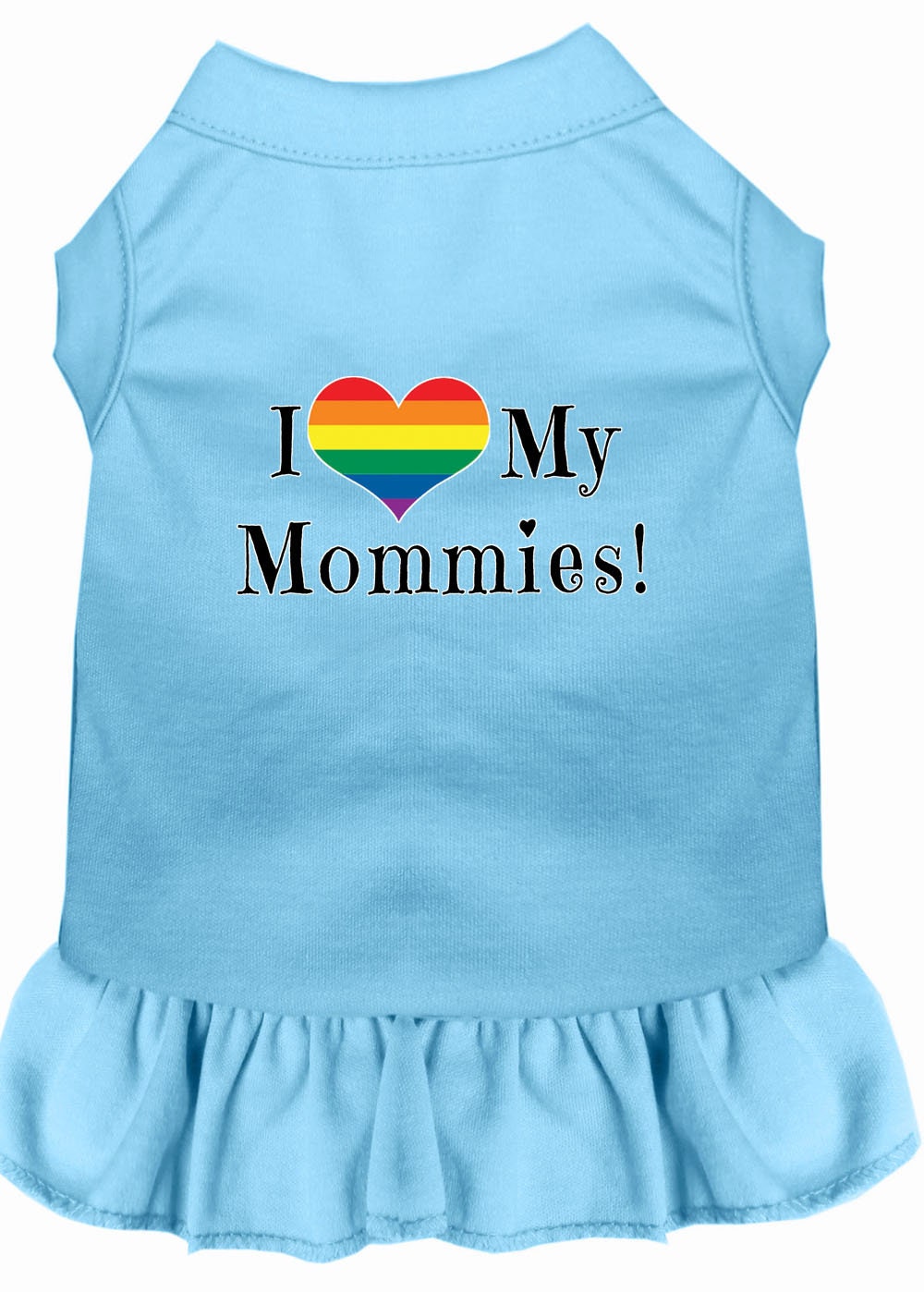 Pet Dress "I Heart My Mommies"