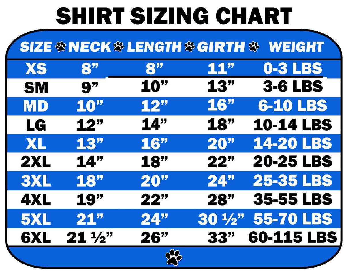 Pet Dog and Cat Team Shirt, "Custom Names & Numbers"