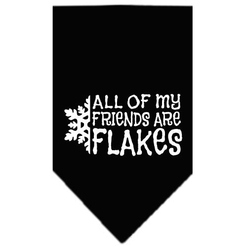 Weihnachtliches Haustier- und Hundehalstuch, „All Of My Friends Are Flakes“
