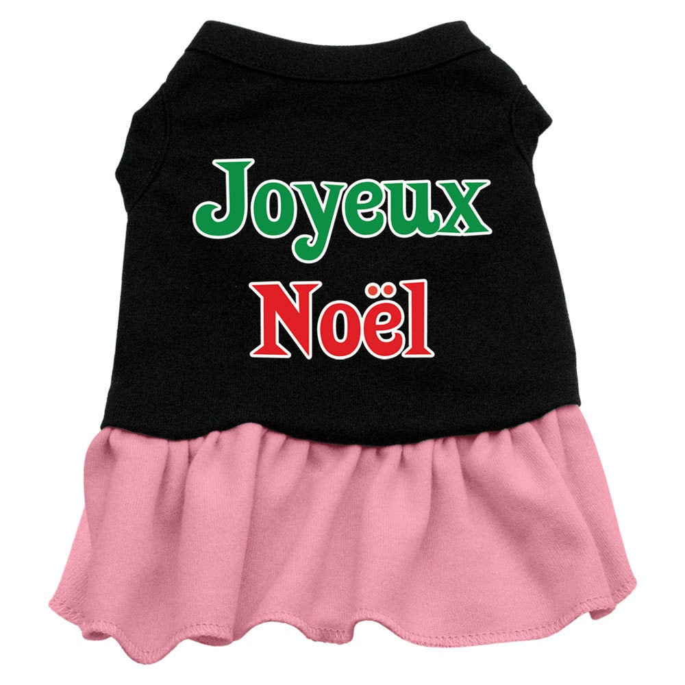 Vestido de Natal para Animais de Estimação Serigrafado, "Joyeux Noel"